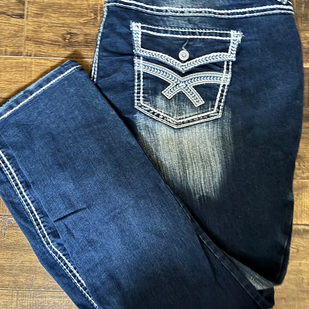 ✅NEW “Amethyst Jeans” Low Rise Skinny Blue Jean for Women Plus size: 24+
